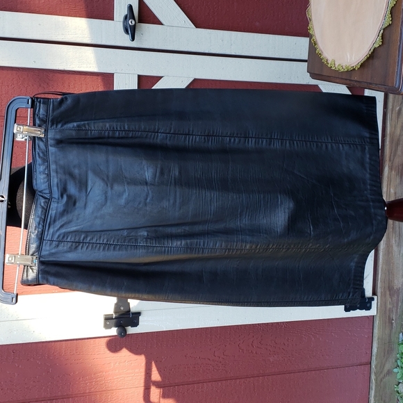 Bettina Dresses & Skirts - Black Leather Skirt